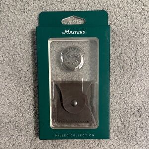 Masters Dark Brown Leather Ball Mark & Cover